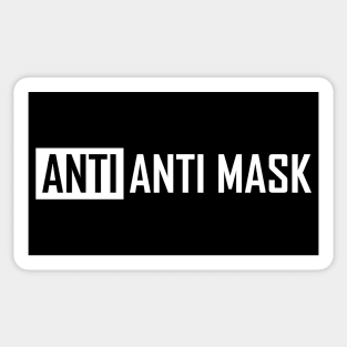 Anti Anti Mask White Sticker